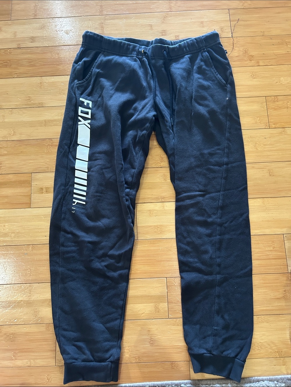 Fox Black Logo Jogger Sweatpants